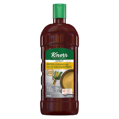 Knorr® Professional Liquid Concentrated Base Vegetable 4 x 946 ml - Knorr® Professional Liquid Concentrated Base Vegetable 4 x 946 ml delivers simple, clean food with ease. Knorr® Bases are reinvented by our chefs with your kitchen in mind.